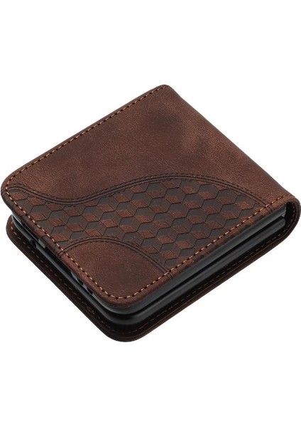 Samsung Galaxy Z Flip 6 Için Flip Case Pu Deri Kapak Çevirin Darbeye (Yurt Dışından) modelleri