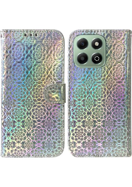 Onur X6B Glitter Renkli Standı Tutucu Cüzdan Kılıf Premium Için Flip Case (Yurt Dışından)