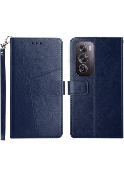 Oppo RENO12 5g Deri Cüzdan Kickstand Için Kılıf-Dayanıklı Darbeye Dayanıklı Tpu (Yurt Dışından)