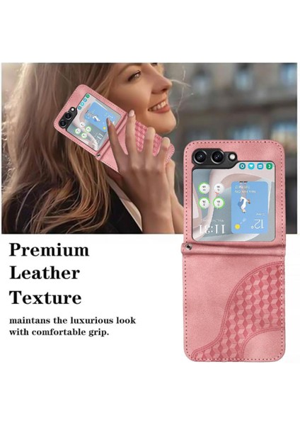 Samsung Galaxy Z Flip 6 Için Flip Case Pu Deri Kapak Çevirin Darbeye (Yurt Dışından) fiyatları