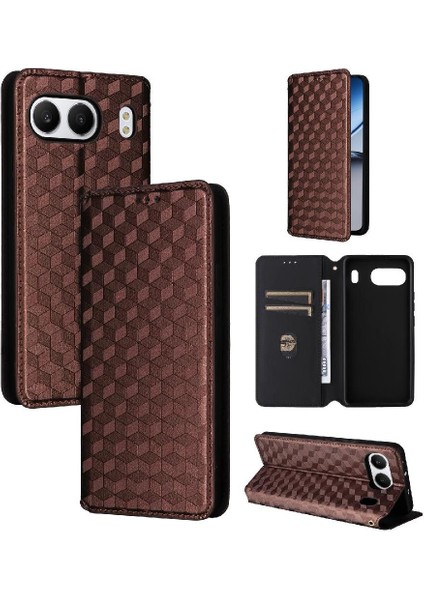 Oneplus Nord 4 5g Için Flip Case 3D Desen Kart Yuvaları Tutucu Manyetik Pu (Yurt Dışından)