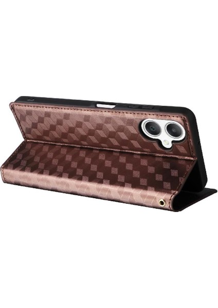 Samsung Galaxy A06 Manyetik Kapatma Cüzdan 3D Desen Kartı Için Flip Case (Yurt Dışından)