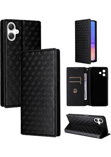 Samsung Galaxy A06 Manyetik Kapatma Cüzdan 3D Desen Kartı Için Flip Case (Yurt Dışından)