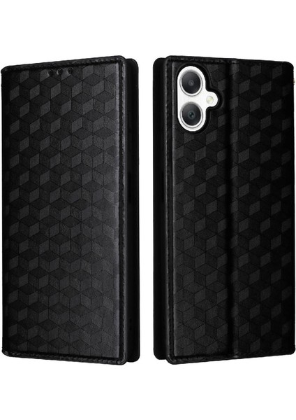 Samsung Galaxy A06 Manyetik Kapatma Cüzdan 3D Desen Kartı Için Flip Case (Yurt Dışından)
