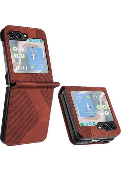 Samsung Galaxy Z Flip 6 Pu Deri Manyetik Folio Kapak Cüzdan (Yurt Dışından) modelleri