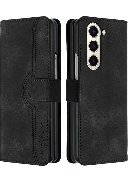 Samsung Galaxy Z Fold 6 Cüzdan Premium Pu Dahili Mıknatıs ile Uyumlu (Yurt Dışından)