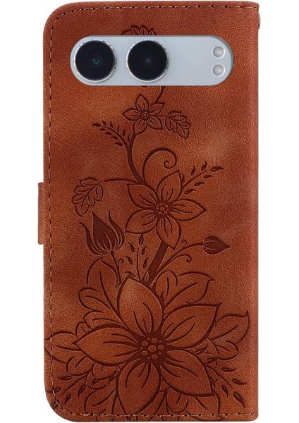 Oneplus Nord 4 Için Flip Case Kabartmalı Zambak Cüzdan Kickstand Manyetik Kart (Yurt Dışından) indirimleri