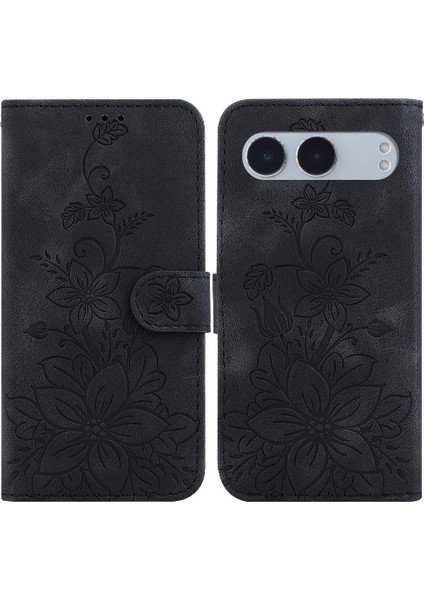 Oneplus Nord 4 Için Flip Case Kabartmalı Zambak Cüzdan Kickstand Manyetik Kart (Yurt Dışından) indirimleri