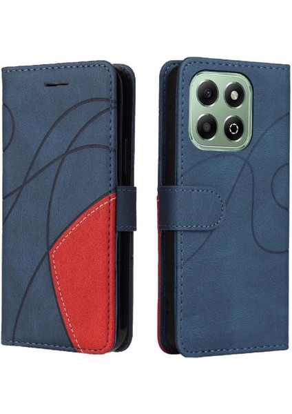 Onur X6B Dikiş Renk Deri Cüzdan Için Flip Case Kickstand Flip Kitap (Yurt Dışından) modelleri