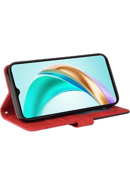 Onur X6B Dikiş Renk Deri Cüzdan Için Flip Case Kickstand Flip Kitap (Yurt Dışından) modelleri