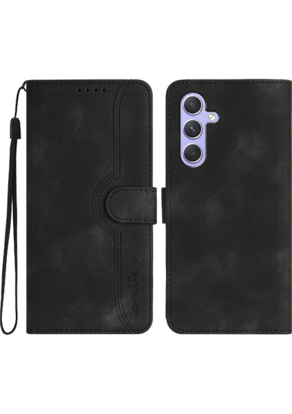 Samsung Galaxy A16 Kılıf Dahili Mıknatıs Kapak Premium Pu ile Uyumlu (Yurt Dışından)