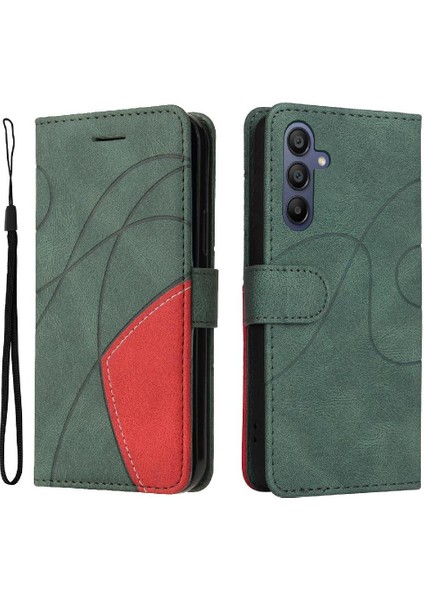 Samsung Galaxy A16 Için Flip Case 5g Flip Folio Kitap Dikiş Renk ile (Yurt Dışından)