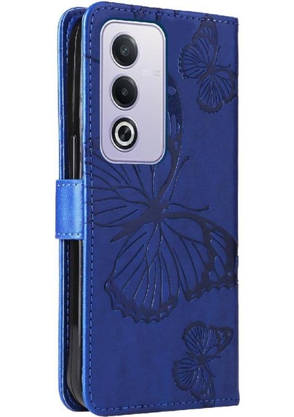 Kart Yuvası Standı Flip Kickstand ile Oppo A3 Pro 5g Pu Deri Için Kılıf (Yurt Dışından)