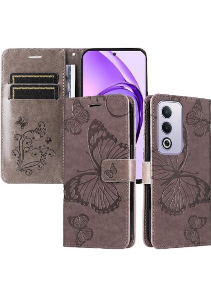 Kart Yuvası Standı Flip Kickstand ile Oppo A3 Pro 5g Pu Deri Için Kılıf (Yurt Dışından)