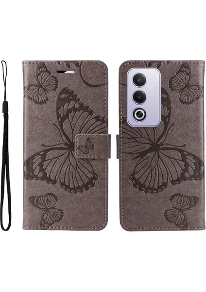 Kart Yuvası Standı Flip Kickstand ile Oppo A3 Pro 5g Pu Deri Için Kılıf (Yurt Dışından)