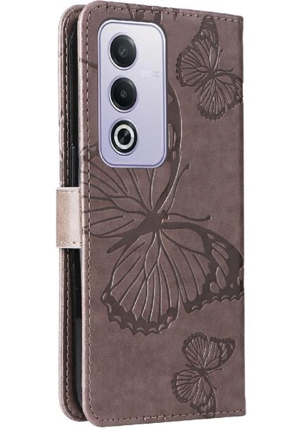 Kart Yuvası Standı Flip Kickstand ile Oppo A3 Pro 5g Pu Deri Için Kılıf (Yurt Dışından)