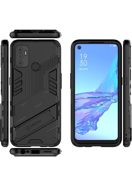 Oppo A53 4g Kickstand Koruyucu Kapak Için Kılıf Sağlam Askeri (Yurt Dışından)