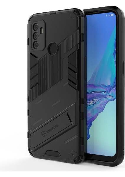 Oppo A53 4g Kickstand Koruyucu Kapak Için Kılıf Sağlam Askeri (Yurt Dışından)