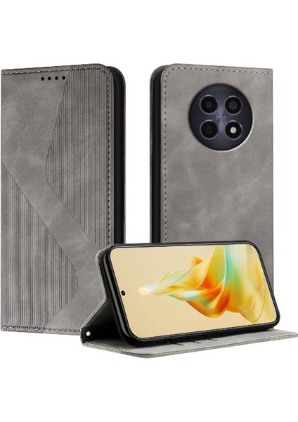 Realme 12 5g Için Kılıf Kart Yuvaları Tutucu Pu Deri Cüzdan Kickstand Folio (Yurt Dışından)