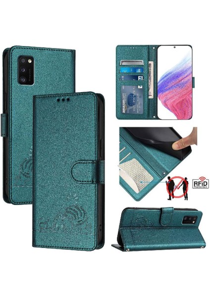 Samsung Galaxy Rfıd Cat Rfıd Kart Yuvası Tutucu Kickstand Cüzdan (Yurt Dışından) indirimleri