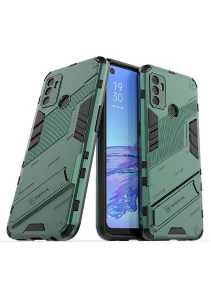 Oppo A53 4g Kickstand Koruyucu Kapak Için Kılıf Sağlam Askeri (Yurt Dışından)