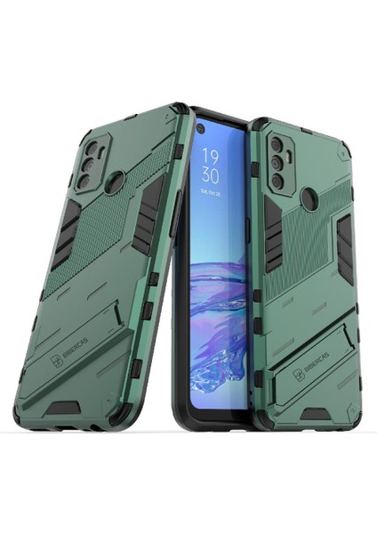 Oppo A53 4g Kickstand Koruyucu Kapak Için Kılıf Sağlam Askeri (Yurt Dışından)