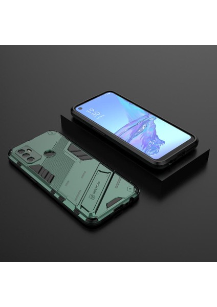 Oppo A53 4g Kickstand Koruyucu Kapak Için Kılıf Sağlam Askeri (Yurt Dışından)