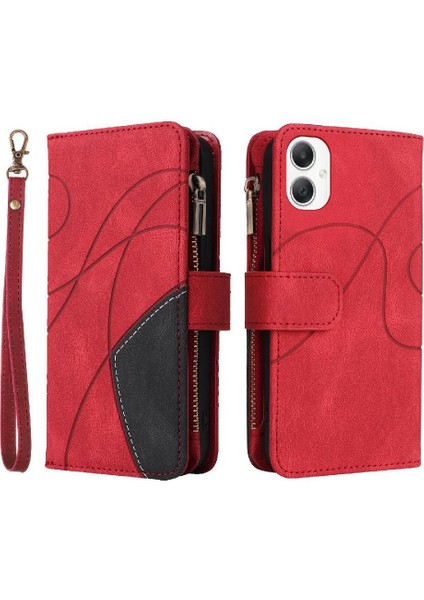 Samsung Galaxy A06 Kickstand Koruyucu Fermuar Cüzdan Tarzı Dokuz (Yurt Dışından) fiyatları