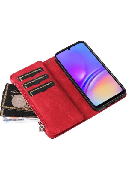 Samsung Galaxy A06 Kickstand Koruyucu Fermuar Cüzdan Tarzı Dokuz (Yurt Dışından) indirimleri