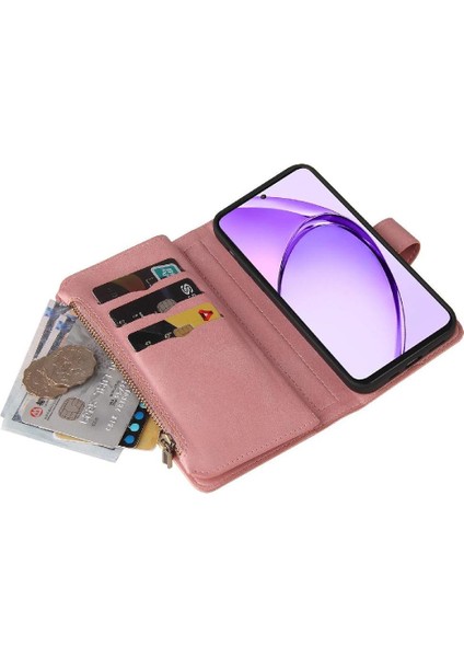 Cüzdan Telefon Kılıfı Için Oppo A3 Pro 5g Fermuar Poket Pu Deri Manyetik (Yurt Dışından) indirimleri