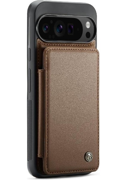 Google Piksel 9 Pro Xl Için Flip Case Pu Deri Ince Darbeye Vaka Kartı (Yurt Dışından)
