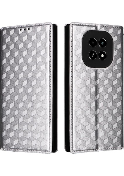 Realme Vflip 5g 3D Desen Manyetik Kapatma Cüzdan Kart Pu Için Flip Case (Yurt Dışından)