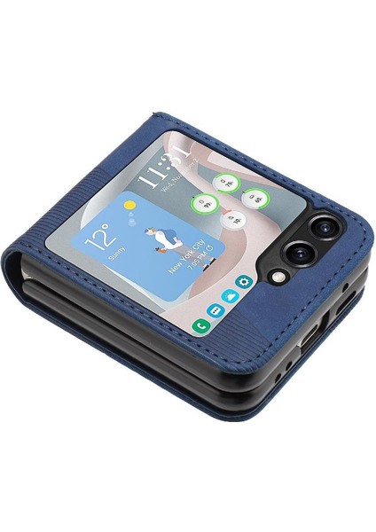 Samsung Galaxy Z Flip 6 Pu Deri Manyetik Folio Kapak Cüzdan (Yurt Dışından) modelleri