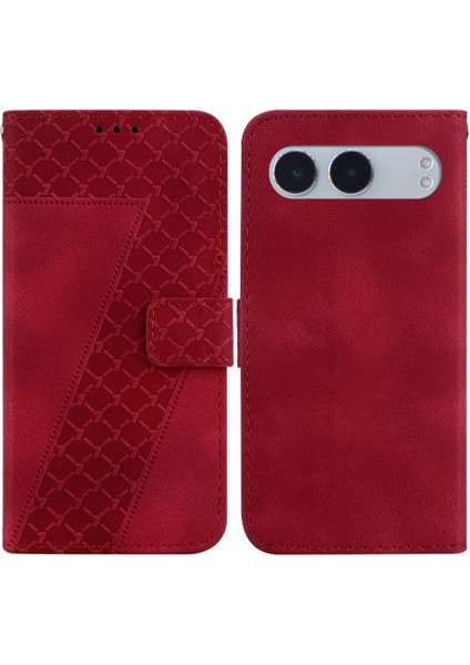 Oneplus Nord 4 Için Telefon Kılıfı Pu Deri Flip Folio Kapak Kart Yuvası Cüzdan (Yurt Dışından)