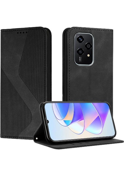Onur Için Kılıf 200 Lite Kart Yuvaları Tutucu Folio Kapak Cüzdan Kickstand Pu (Yurt Dışından)