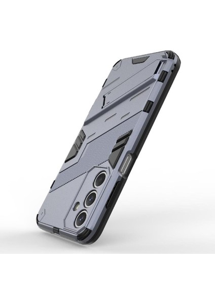 Samsung Galaxy M35 5g Sağlam Askeri Kickstand Koruyucu Kapak (Yurt Dışından)