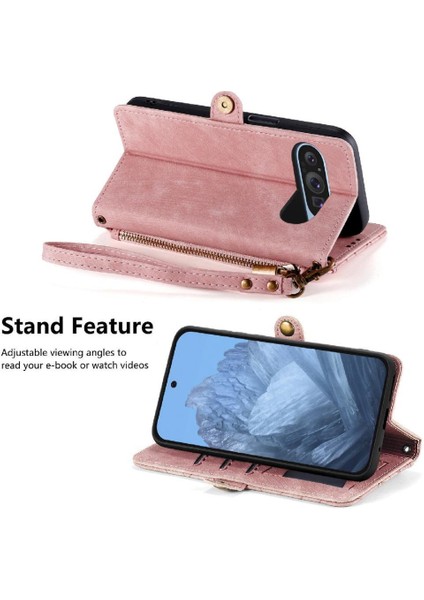 Google Piksel 9 Pro Xl Flip Kapak Için Flip Case Darbeye Basit Iş (Yurt Dışından)