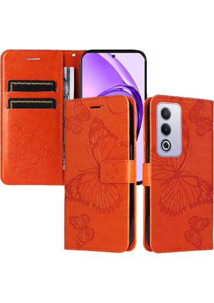 Kart Yuvası Standı Flip Kickstand ile Oppo A3 Pro 5g Pu Deri Için Kılıf (Yurt Dışından)