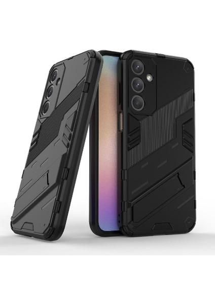 Samsung Galaxy M35 5g Sağlam Askeri Kickstand Koruyucu Kapak (Yurt Dışından)