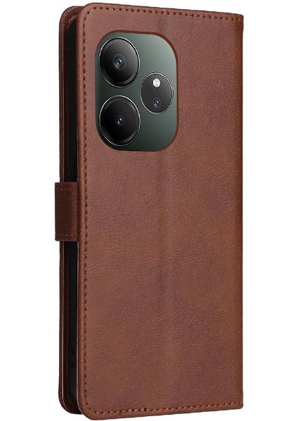 Kart Yuvası Katı ile Realme Gt 6 Iş Cüzdan Telefon Kılıfı Için Flip Case (Yurt Dışından) indirimleri