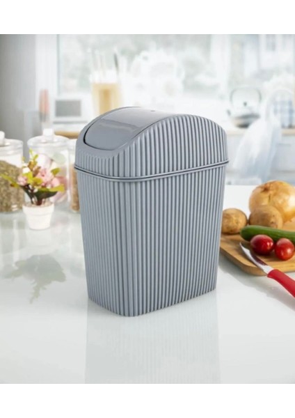 Tezgah Üstü Çöp Kovası - Tuvalet Banyo Mutfak Masaüstü Düzenleyici 2.5 Litre