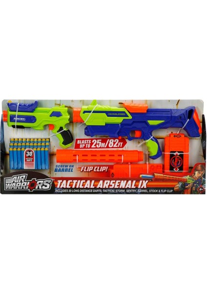 Buzzbee Air Warriors Tactical Arsenal Ix 2'li Silah