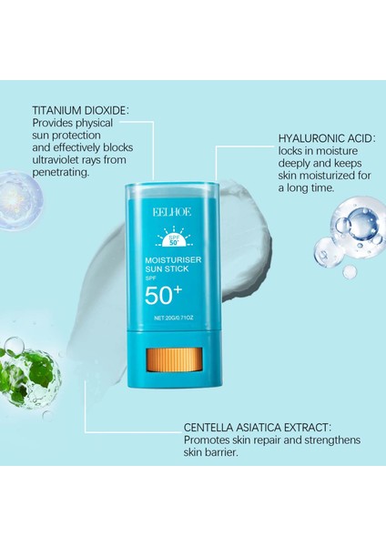 Yaşlanma Karşıtı-Ton Eşitleyici Stick SPF50+TÜM Cilt Tipleri Için Yüz Güneş Kremi