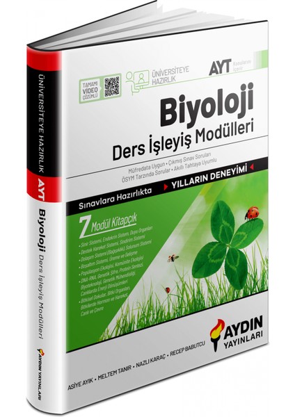 Üniversiteye Hazırlık Ayt Biyoloji Ders Işleyiş M