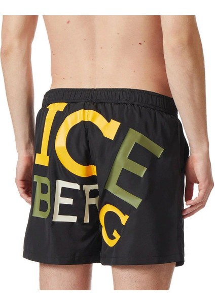 ICE3MBM08 Palms Şort Black