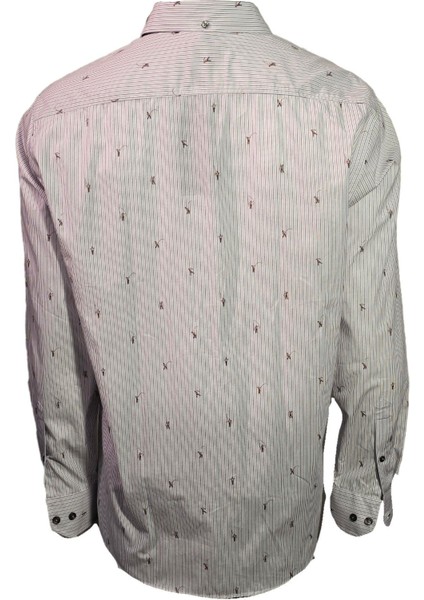 3709522 Erkek Çizgili Gömlek Flannel modelleri