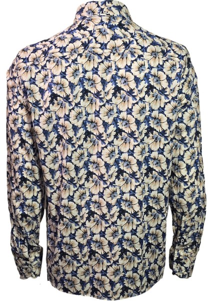 5708432 Erkek Desenli Gömlek Turquoise modelleri