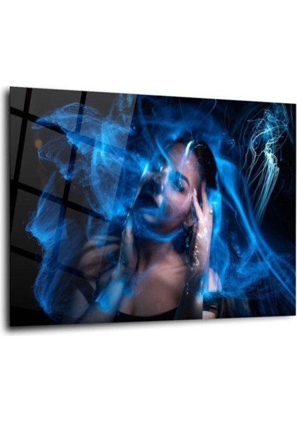 Teknoo- Soyut Women Cam Tablo Duvar Dekarasyonu fırsatları