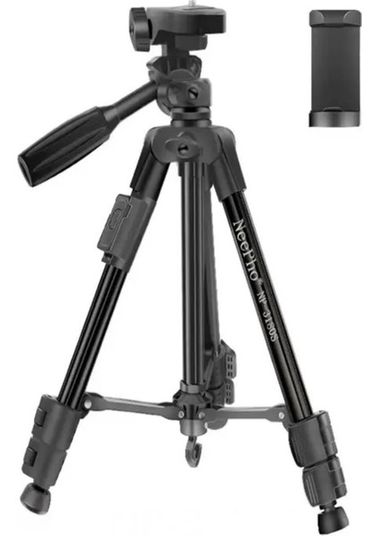 129 cm Bluetooth Kumandalı Profesyonel Telefon Kamera Tutucu Tripod
