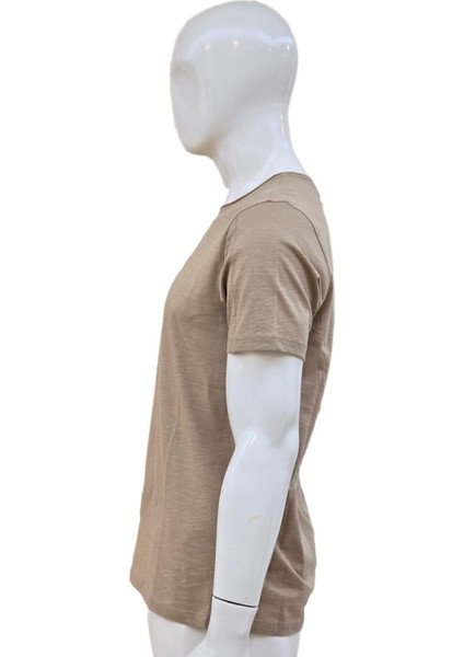 1099107 Erkek T-Shirt Camel